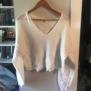 Free People bubble sleeve sweater